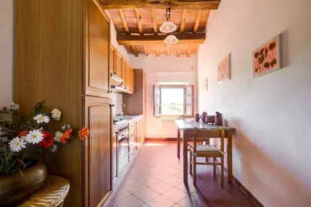 Pervinca, Appartement à Peccioli avec Piscine et Vin - Photo 17