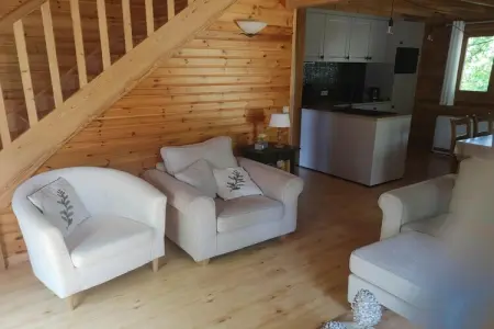 l'Heureux Rêve, Chalet à Biron avec Sauna et Vue Nature - Photo 15