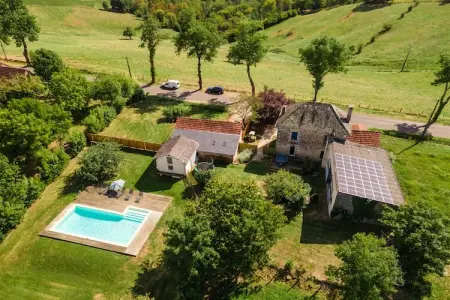 La Forge, Maison de vacances avec piscine à Coubjours - Photo 12