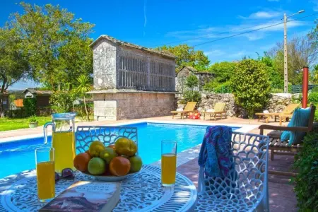 Casa Eira Grande, Manoir à Cerdedo avec piscine et jardin privé - Photo 8
