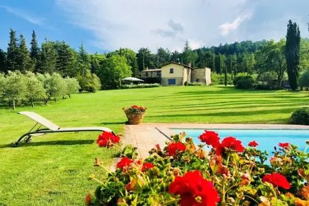 Villa La Felce, Appartement élégant avec piscine à Cetona - Photo 40