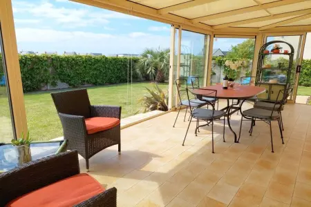 Bretonisches Ferienhaus in Strandnähe Plouescat, Maison près de Plage Roscoff et Courses de Chevaux - Photo 2