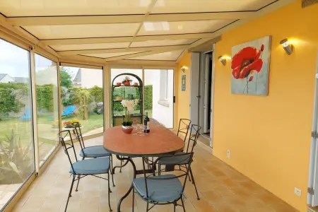 Bretonisches Ferienhaus in Strandnähe Plouescat, Maison près de Plage Roscoff et Courses de Chevaux - Photo 10