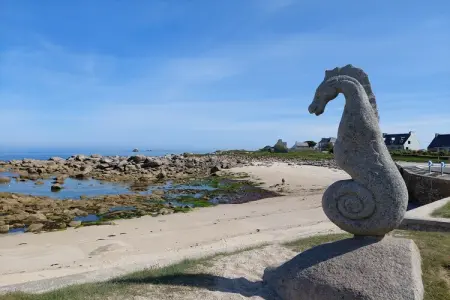 Bretonisches Ferienhaus in Strandnähe Plouescat, Maison près de Plage Roscoff et Courses de Chevaux - Photo 37