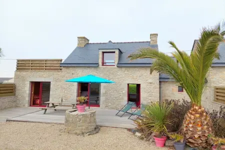 Steinhaus mit Meerblick Cléder, Maison en pierre à Cleder proche plage - Photo 2