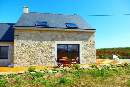 Ferienhaus mit teils Meerblick Cléder, Maison en pierre à Cleder près de Les Amiets - Photo 15