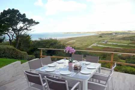 Ferienhaus mit Panorama-Meerblick Plonévez-Porzay, Maison en Pierre en Bretagne avec Vue Mer - Photo 2