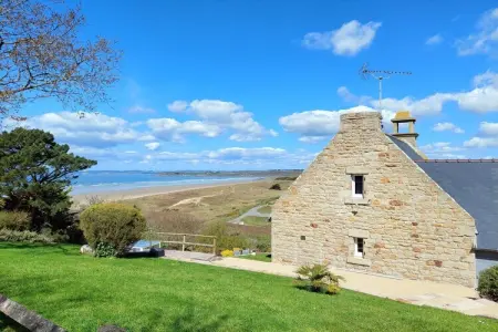 Ferienhaus mit Panorama-Meerblick Plonévez-Porzay, Maison en Pierre en Bretagne avec Vue Mer - Photo 3