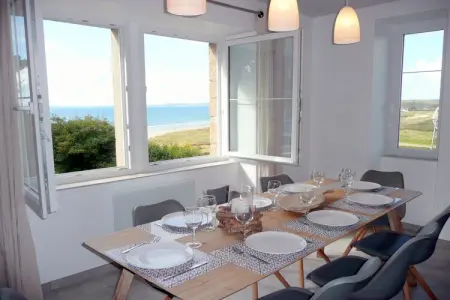 Ferienhaus mit Panorama-Meerblick Plonévez-Porzay, Maison en Pierre en Bretagne avec Vue Mer - Photo 8