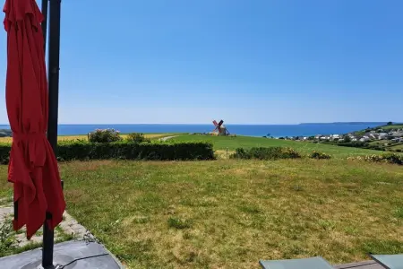 Premium-Ferienvilla mit Jacuzzi 180° Panorama-Meerblick Telgruc-sur-Mer, Villa à Telgruc-sur-Mer avec vue mer & jacuzzi - Photo 25