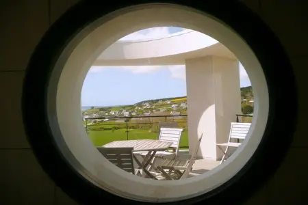 Premium-Ferienvilla mit Jacuzzi 180° Panorama-Meerblick Telgruc-sur-Mer, Villa à Telgruc-sur-Mer avec vue mer & jacuzzi - Photo 28