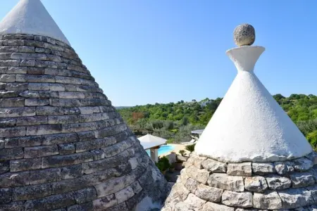 holiday home Cisternino-Trullo Ulivo Antico, Trulli à Valle d'Itra avec piscine et vue - Photo 20
