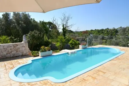 holiday home Cisternino-Trullo Ulivo Antico, Trulli à Valle d'Itra avec piscine et vue - Photo 27