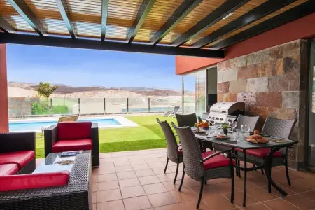 Par 4 Villa 20 Maspalomas, Maison moderne avec piscine, Maspalomas - Photo 14