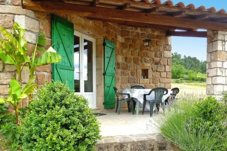 Steinhaus in Chambonas / Les Oliviers, Gîte en pierre avec piscine partagée, Chambonas - Photo 1