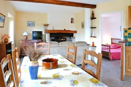 Steinhaus in Chambonas / Les Oliviers, Gîte en pierre avec piscine partagée, Chambonas - Photo 3