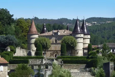 Steinhaus in Chambonas / Les Oliviers, Gîte en pierre avec piscine partagée, Chambonas - Photo 12