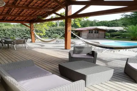 Holiday home with pool Grayan-et-l'Hôpital, Maison de vacances avec piscine - Photo 12
