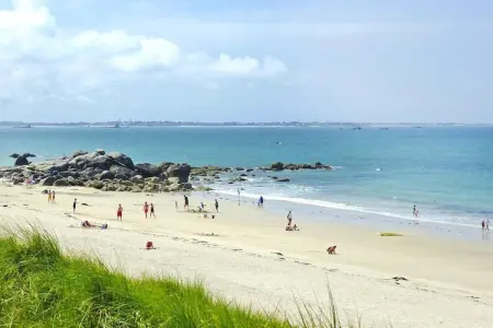 Das Meer vor der Türe 180° Panoramablick Plouescat, Maison de pêcheur en Bretagne près de la mer - Photo 22