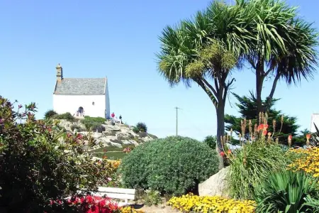 Das Meer vor der Türe 180° Panoramablick Plouescat, Maison de pêcheur en Bretagne près de la mer - Photo 24