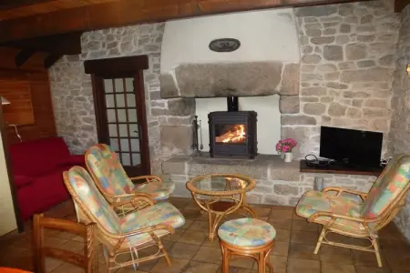 Granitsteinhaus Sibiril, Maison en pierre à Sibiril près plage - Photo 4