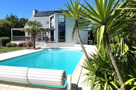 holiday home Gouesnac'h, Maison à Bénodet avec piscine et plages - Photo 15
