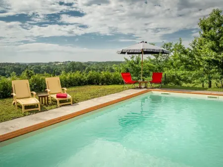 Gite LEysalle, Maison de vacances avec piscine privée et vue - Photo 19