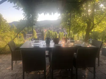 Manoir Bellevue, Maison de campagne avec vue et piscine - Photo 13