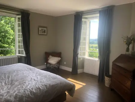Manoir Bellevue, Maison de campagne avec vue et piscine - Photo 24
