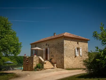 Gite Girou Haut, Maison de vacances avec piscine privée et vue - Photo 5