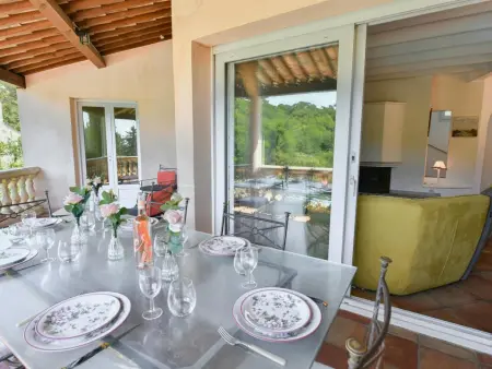 Vue Jardin, Maison avec piscine privée près de la mer - Photo 6