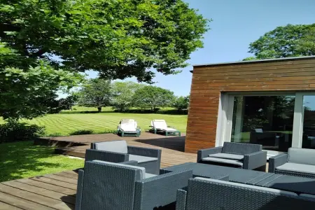 Superbe maison de vacances pour 15 adultes située à Champagne Le chêne et l'eau, Maison de vacances à Waimes avec jardin - Photo 53