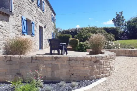 Natursteinhaus Plounévez-Lochrist, Maison en pierre à Plouescat plages proches - Photo 15