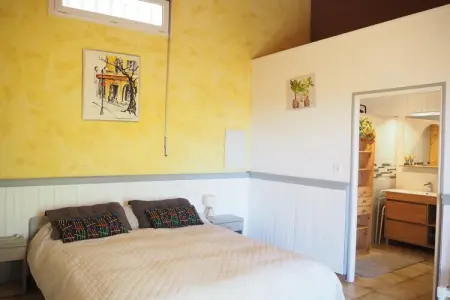 Ferienhaus in Bédoin, Chalet au Mont Ventoux avec Vue - Photo 9