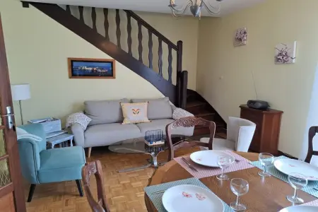 50m vom Sandstrand Ferienhaus Ploudalmézeau, Maison à Treompan près de Plage - Photo 2