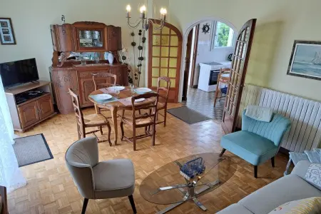 50m vom Sandstrand Ferienhaus Ploudalmézeau, Maison à Treompan près de Plage - Photo 5