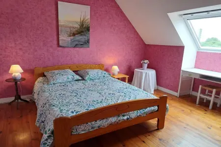 50m vom Sandstrand Ferienhaus Ploudalmézeau, Maison à Treompan près de Plage - Photo 13