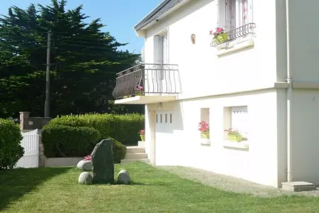 50m vom Sandstrand Ferienhaus Ploudalmézeau, Maison à Treompan près de Plage - Photo 17