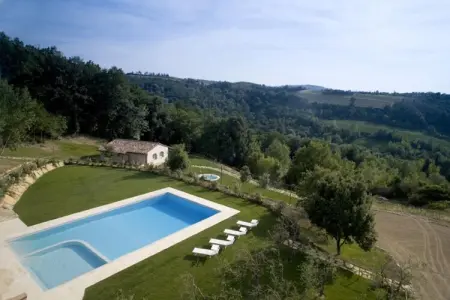 Ferienanlage Borgo della Meliana Gambassi Terme Typ Cottage Pool, Appartement en Toscane avec Piscine & Golf - Photo 34