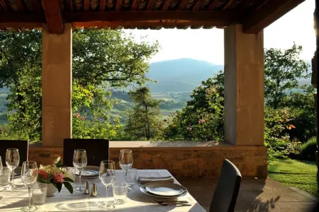 Ferienanlage Borgo della Meliana Gambassi Terme Typ Villa S Adele, Appartement en Toscane avec Piscine & Golf - Photo 33