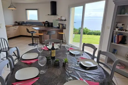 180° Panorama Meerblick Ferienhaus Telgruc-sur-Mer, Villa à Crozon avec vue mer & plage - Photo 4