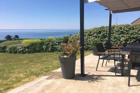 180° Panorama Meerblick Ferienhaus Telgruc-sur-Mer, Villa à Crozon avec vue mer & plage - Photo 20