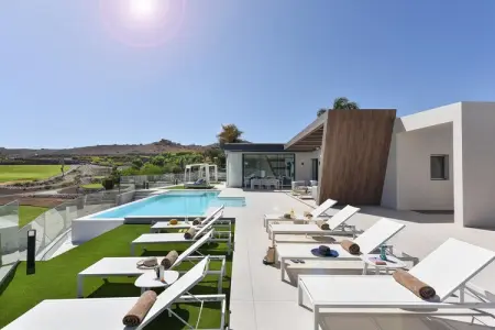 VILLA SUNSET VILLA 12 pax, Villa à Salobre avec Piscine et Golf - Photo 33
