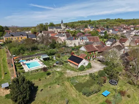 Maison avec piscine chauffée, bain nordique et grand jardin près d'Argenton-sur-Creuse - Photo 9