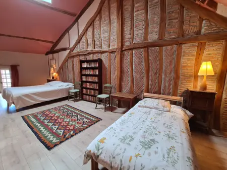 Gîte de charme avec cour et jardin, proche château, cheminée, ping-pong, draps inclus - Photo 16