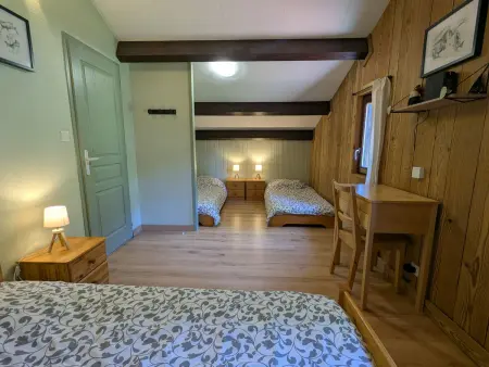 Chalet confortable, proche des pistes de ski, avec jardin, terrasses couvertes et Wi-Fi à La Bresse - Photo 12