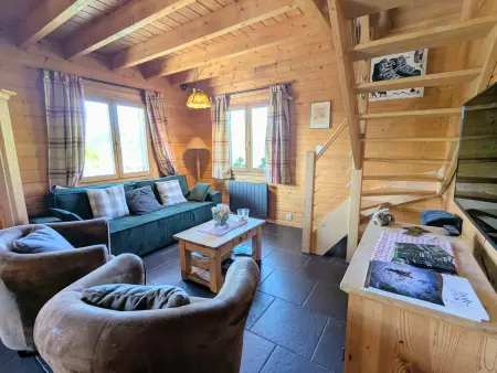 Chalet tout confort avec terrasse et poêle, animaux acceptés - Photo 5