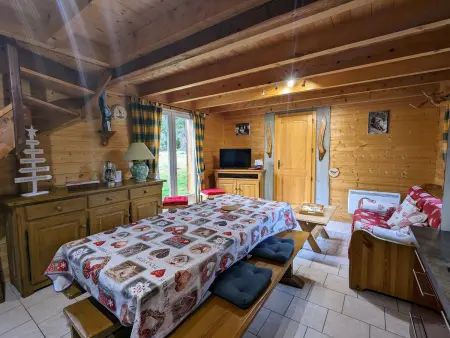 Chalet en bois avec jardin, proche ski et randonnée, équipé pour 8 pers. à Vagney, Vosges - Photo 8