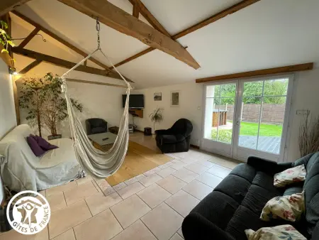 Grange rénovée avec piscine privative - 4 ch, jardin clos, à 7 km d'Indian Forest - Photo 3
