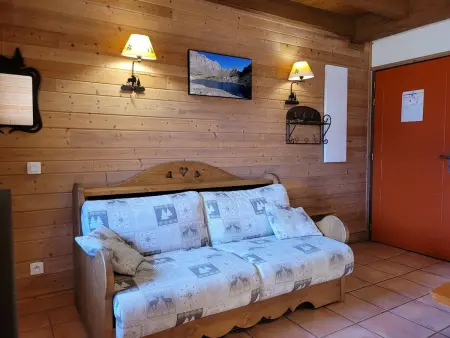 Charmant 1/2 chalet 2 chambres avec terrasse, Pra Loup - Photo 7